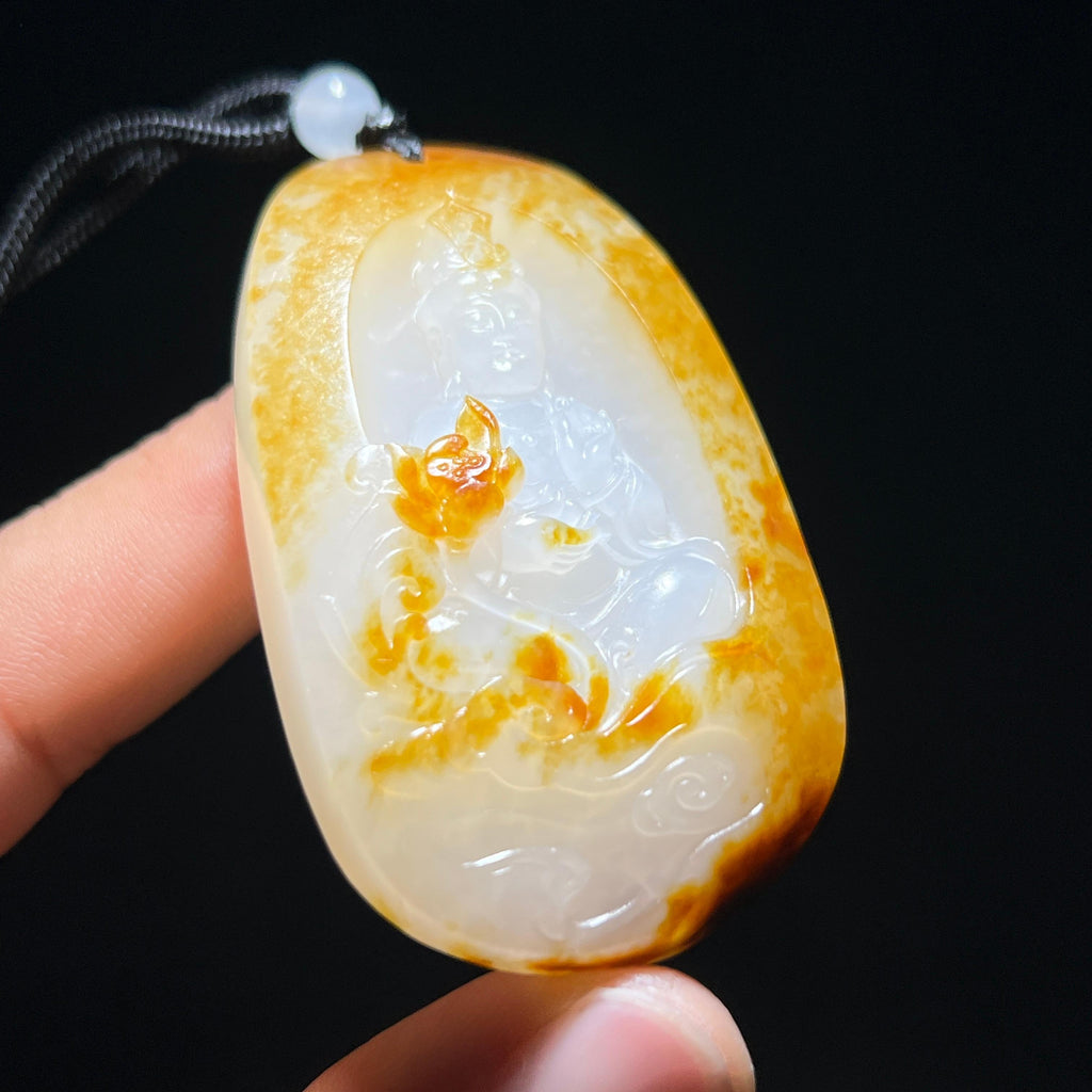 和田玉籽料观音（47.3g）