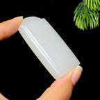 和田玉白玉无事牌（40.9g）