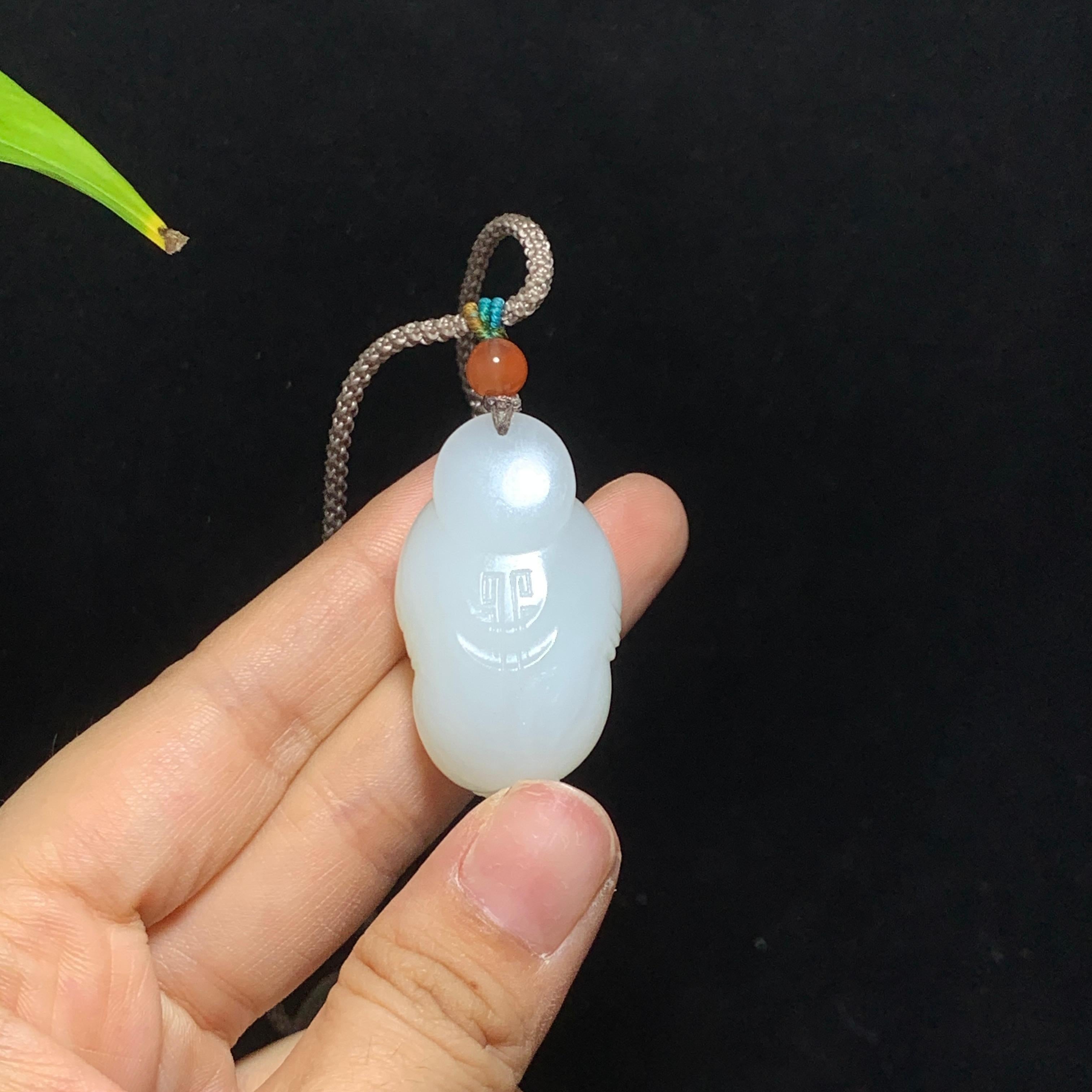 和田山料白玉佛公挂件（23.0g）