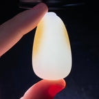 和田玉糖白无事牌（22.9g）