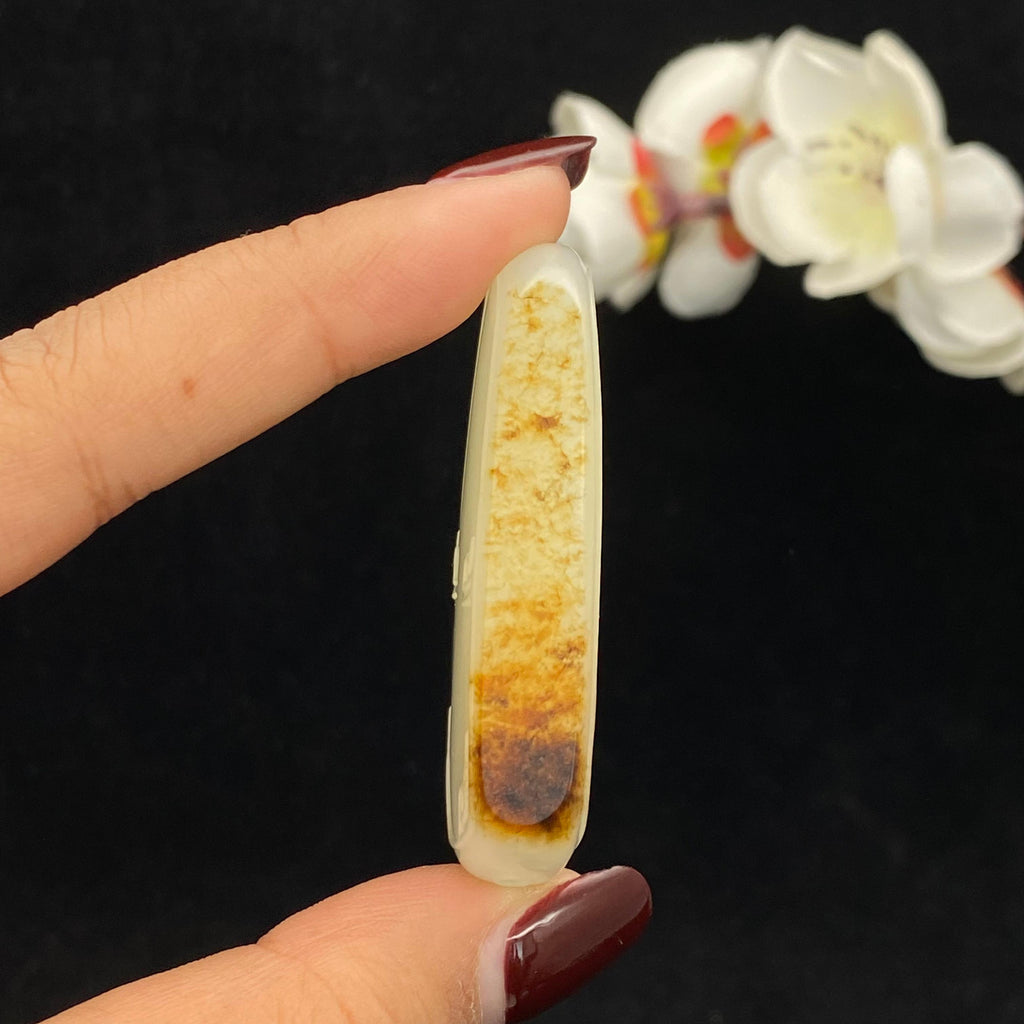 和田玉籽料【平安无事牌】（27.6g）