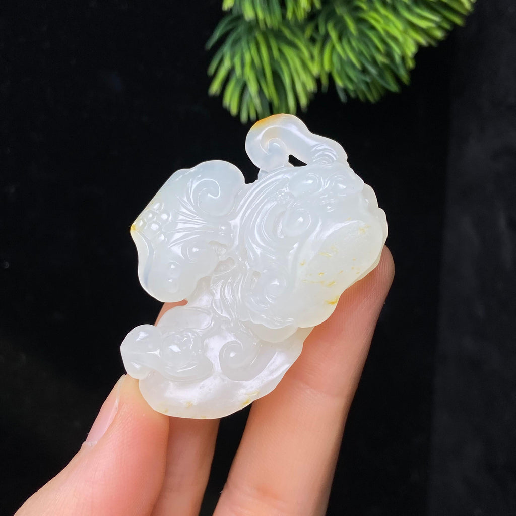 和田玉籽料如意（25.7g）