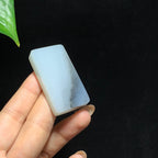 和田籽料青花无事牌挂件（34.0g）