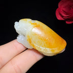 和田玉籽料龙龟挂件（62.5g）