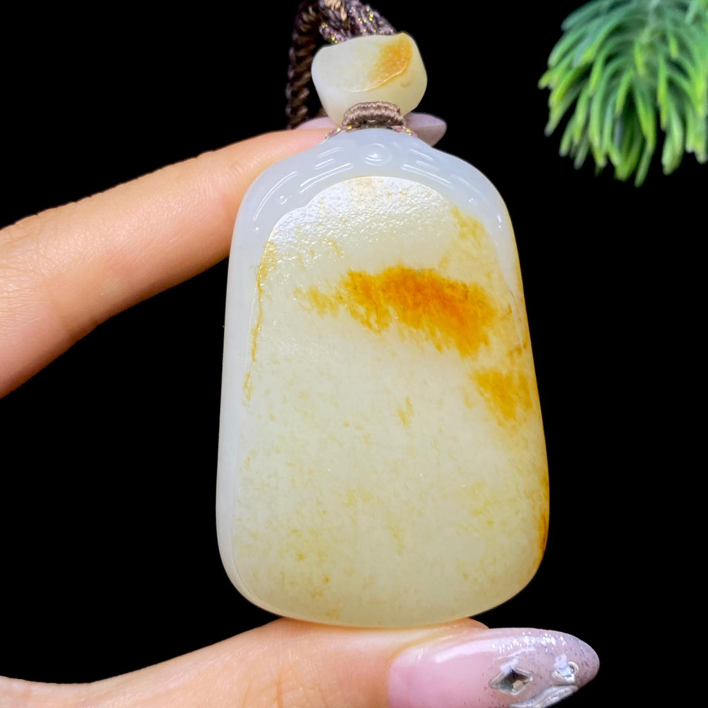 和田玉籽料无事牌（50.5g）
