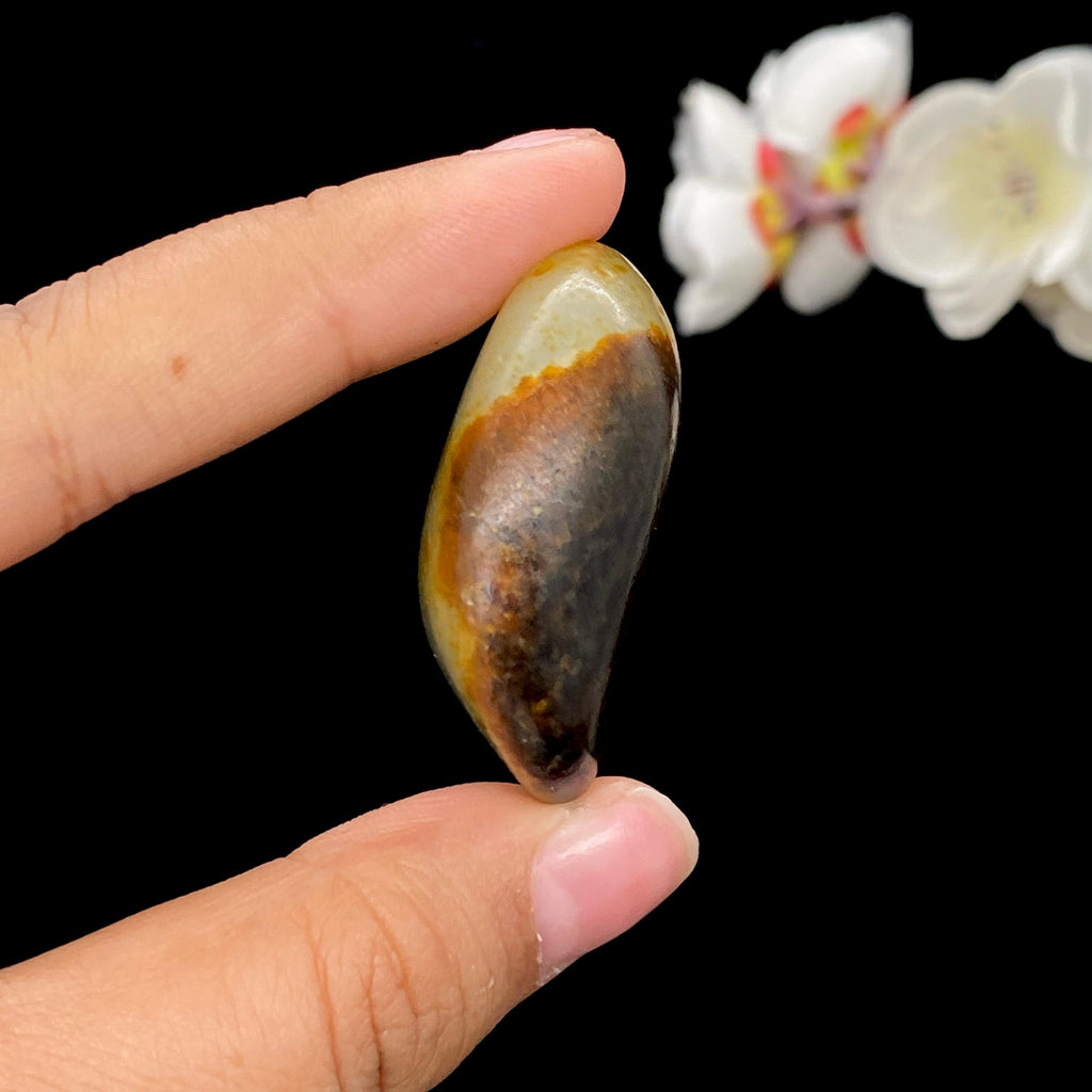 和田玉聚红皮籽料挂件（31.3g）