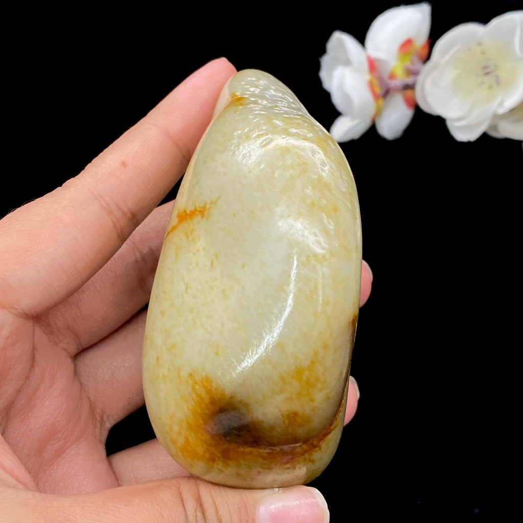 和田玉洒金皮青花底籽料（283.3g）