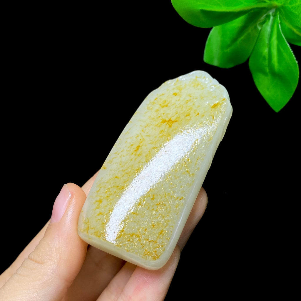 和田玉籽料无事牌（66.9g）