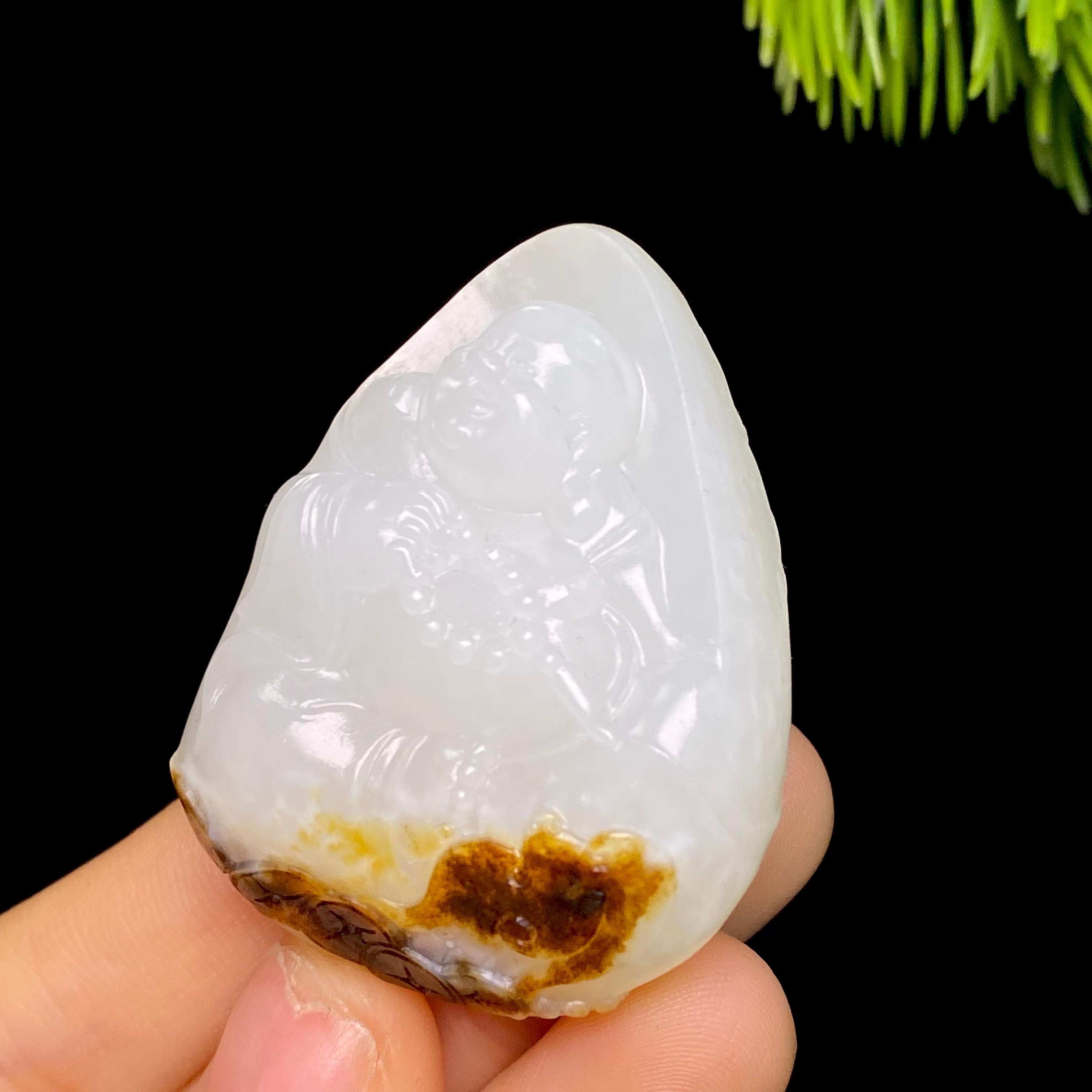 和田玉籽料佛公（38.0g）