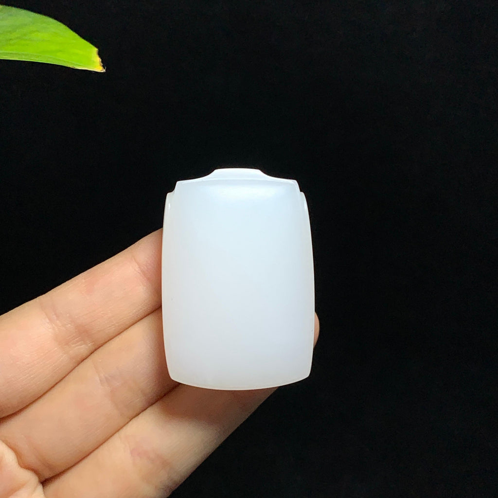 和田山料白玉无事牌挂件（43.5g）