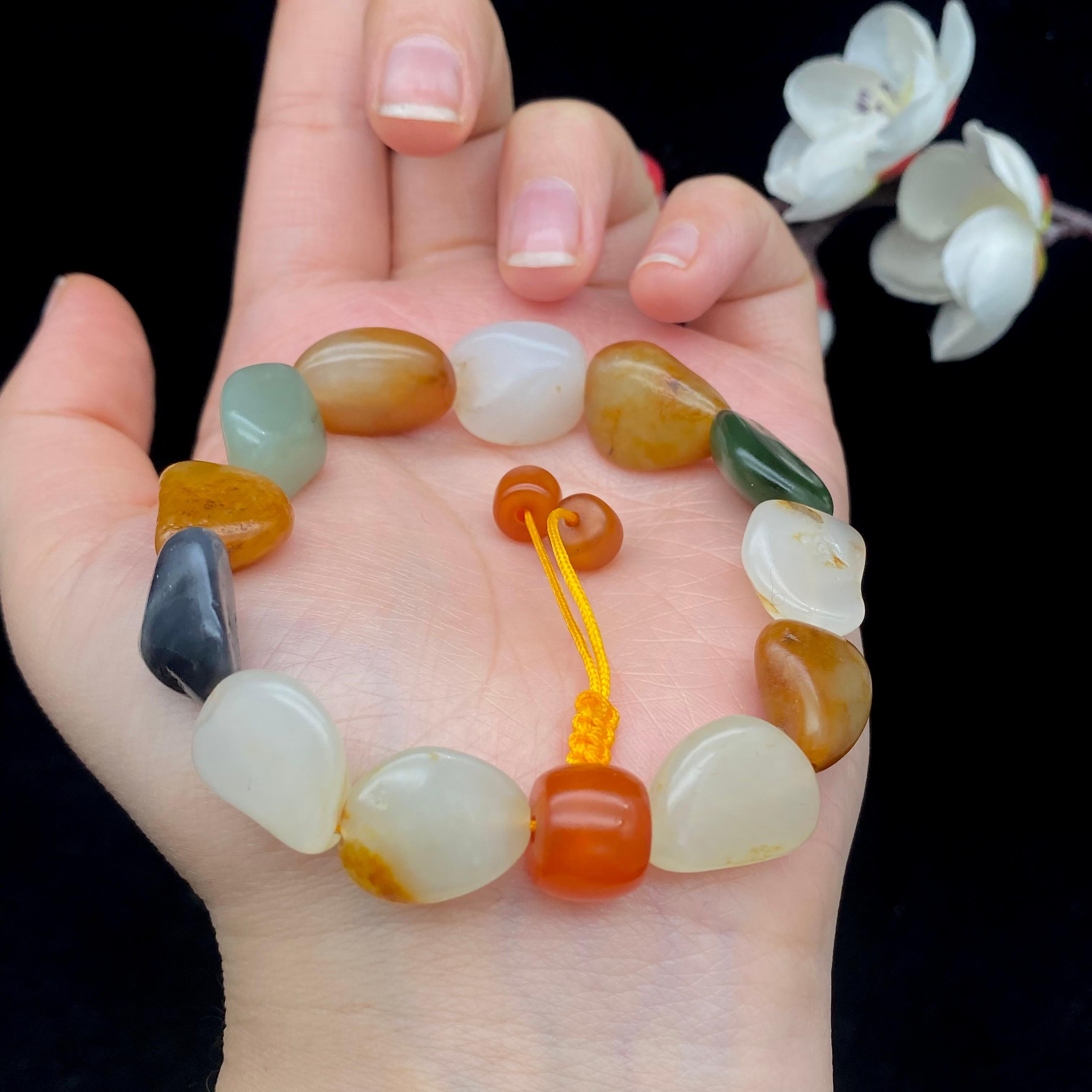 和田玉多宝籽料【精品手串】（33.3g）