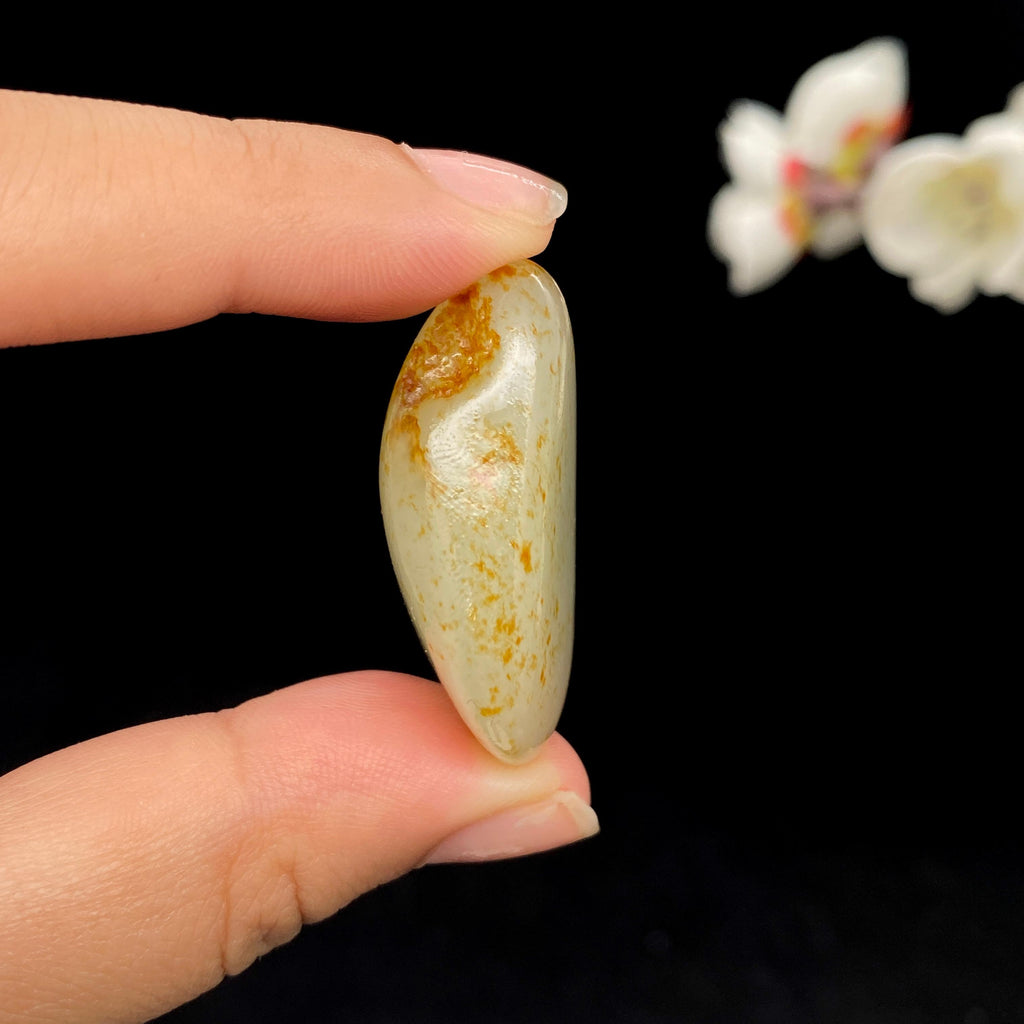 和田玉洒金皮籽料挂件（17.4g）