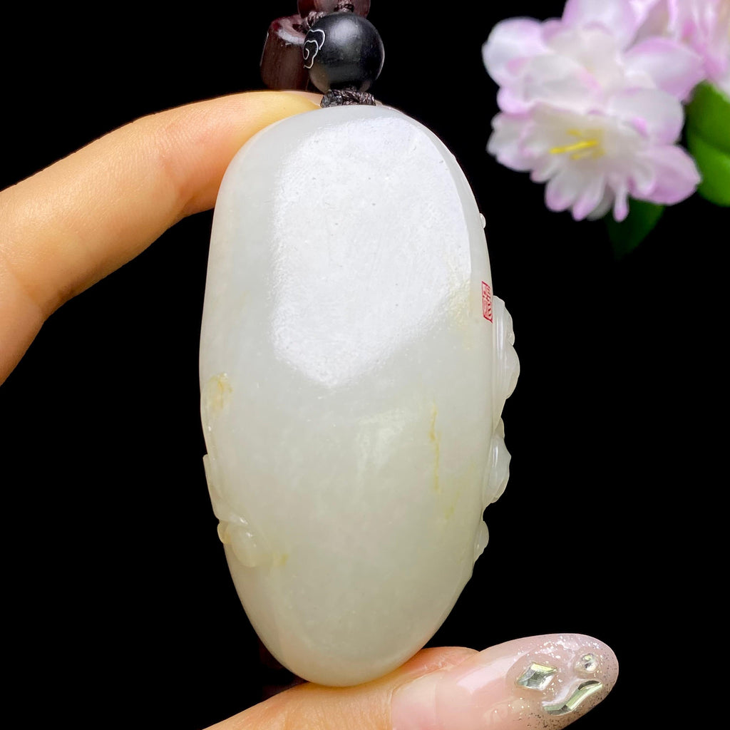 和田玉籽料福寿安康（104.2g）