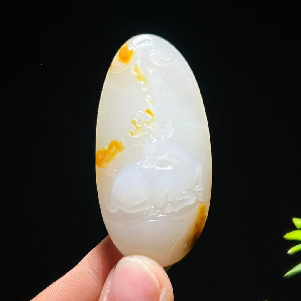 和田玉籽料福禄玉牌（29.0g）
