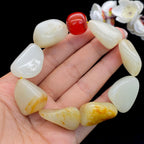 和田玉洒金皮【精品手串】（112.3g）