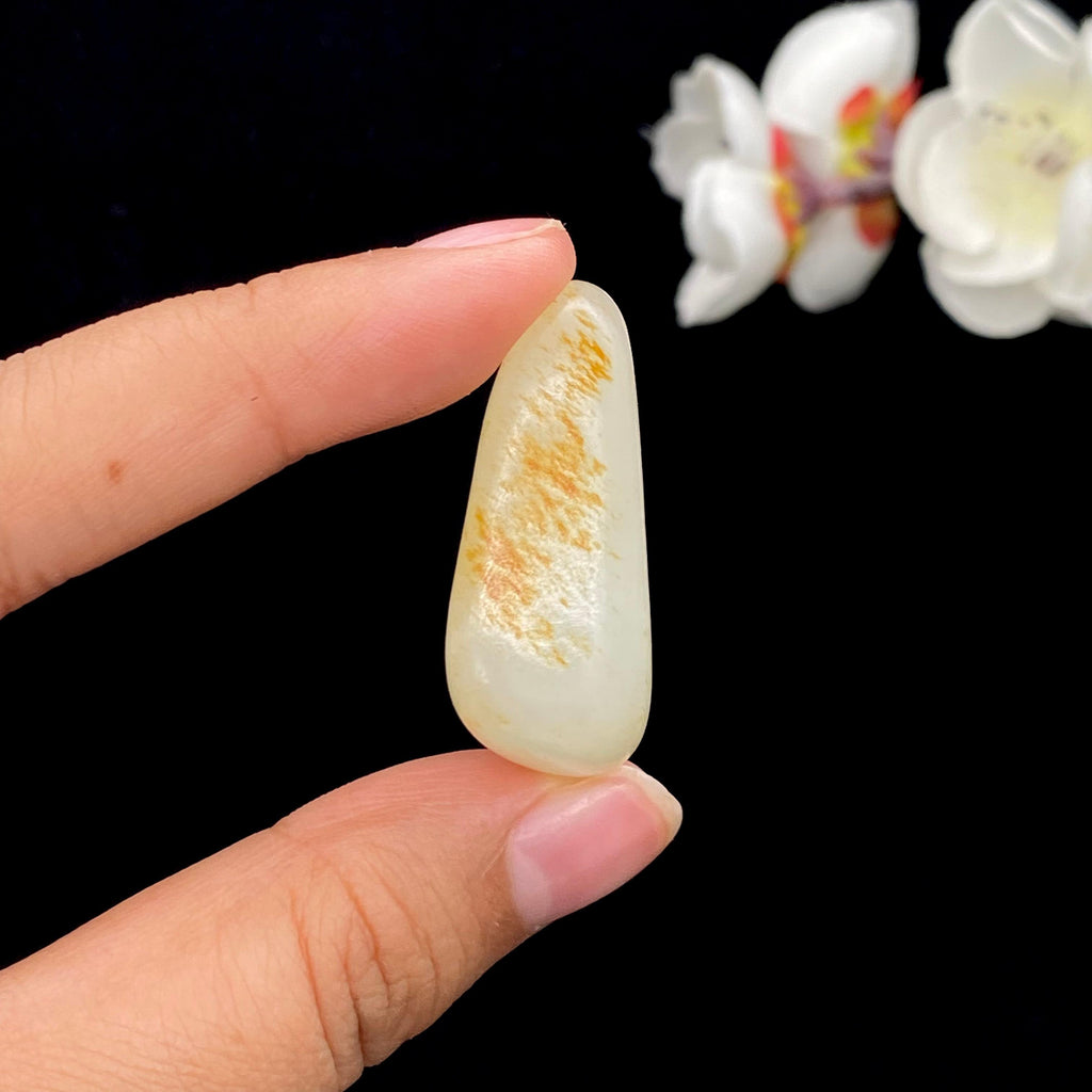 和田玉洒金皮籽料挂件（19.5g）