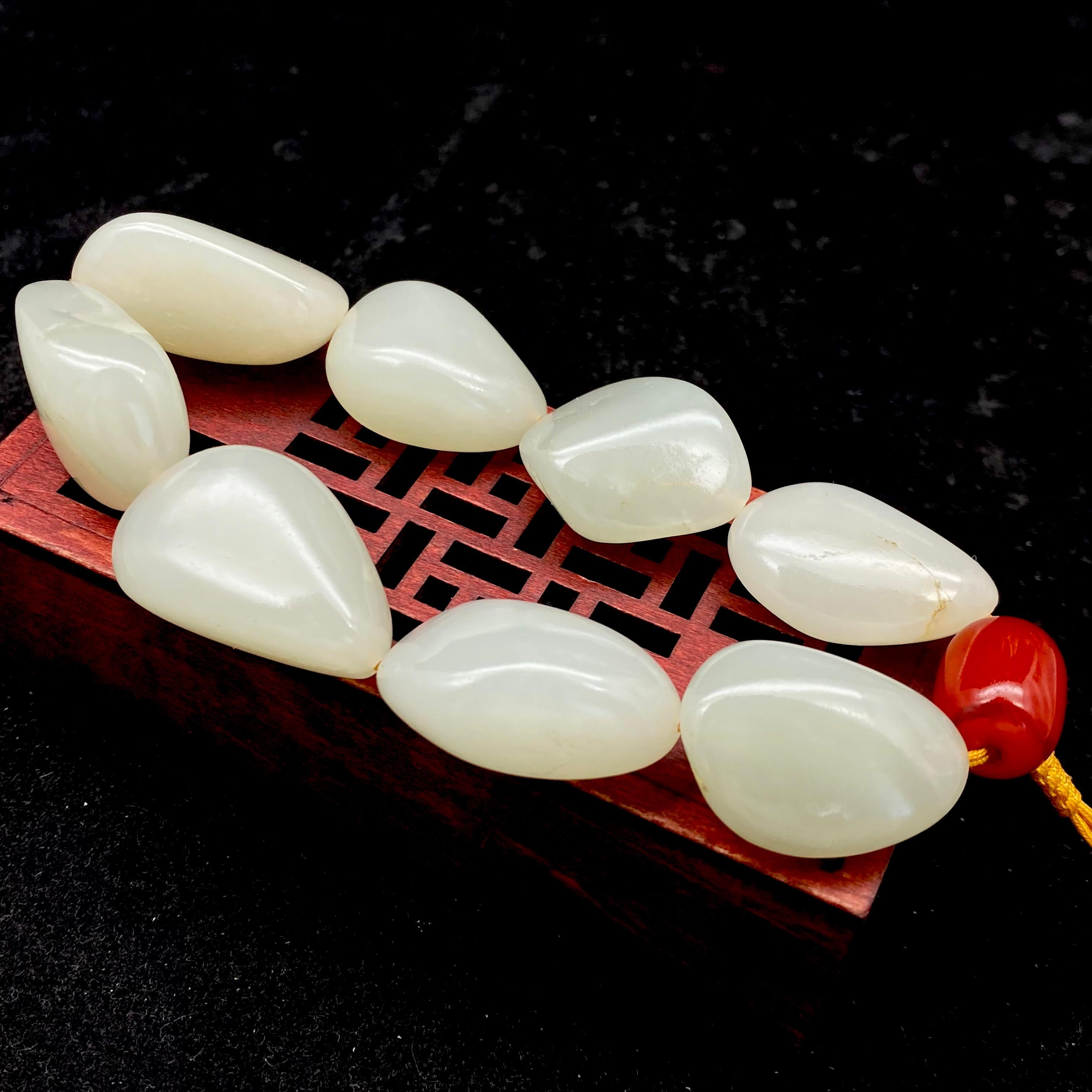 和田玉-白玉【精品手串】（78.7g）