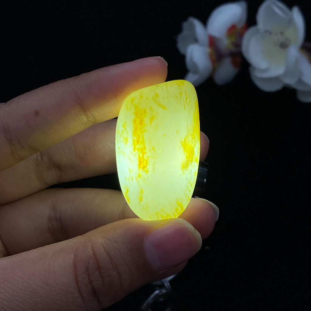 和田玉洒金皮籽料挂件（23.3g）