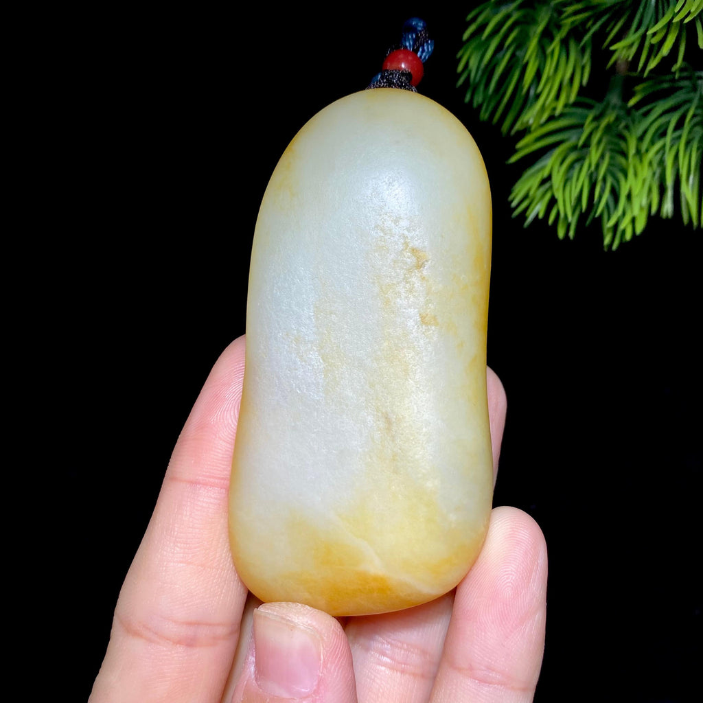 和田玉籽料武财神（111.4g）