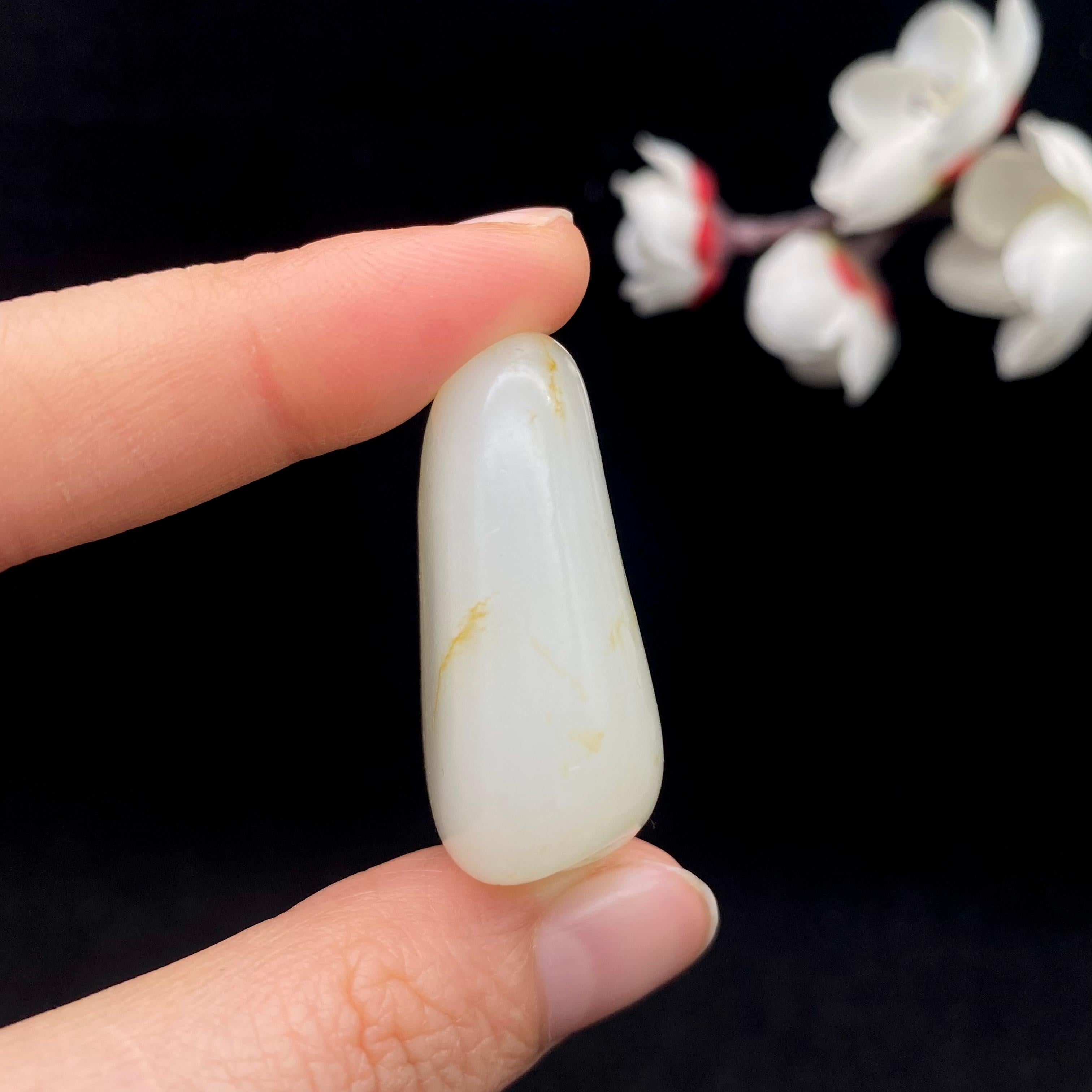 和田玉洒金皮籽料挂件（23.8g）