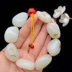 和田玉白玉籽料【精品手串】（114.3g）