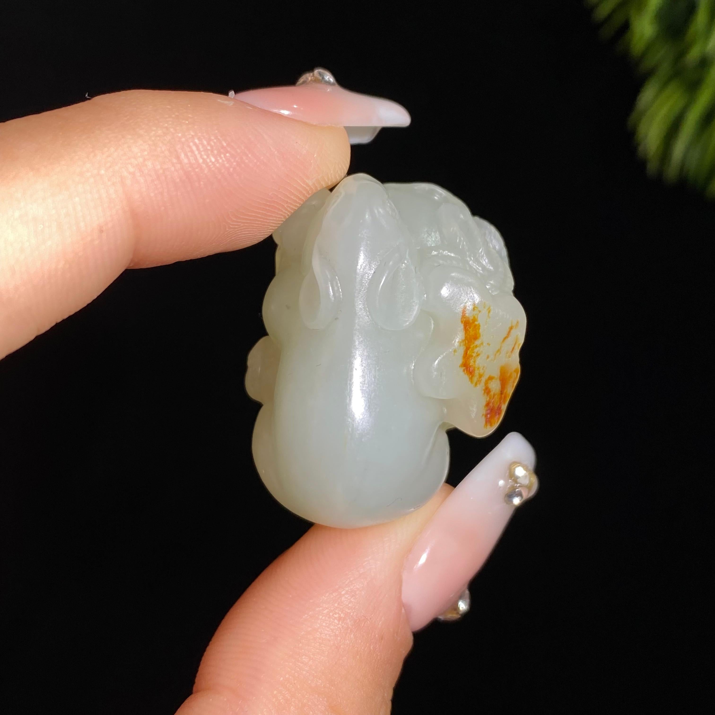 和田玉籽料代代数钱（20.5g）