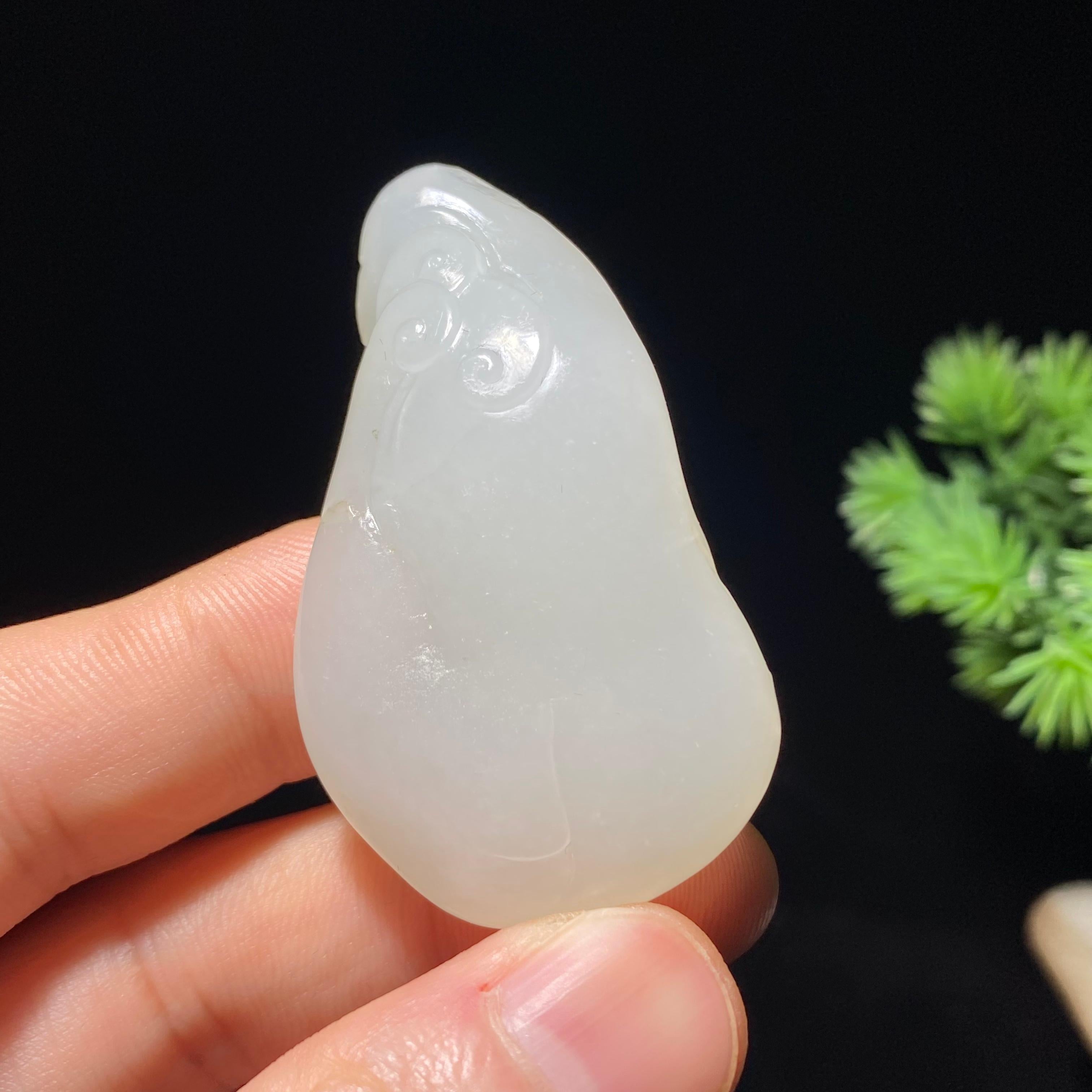 和田玉籽料观音（29.7g）