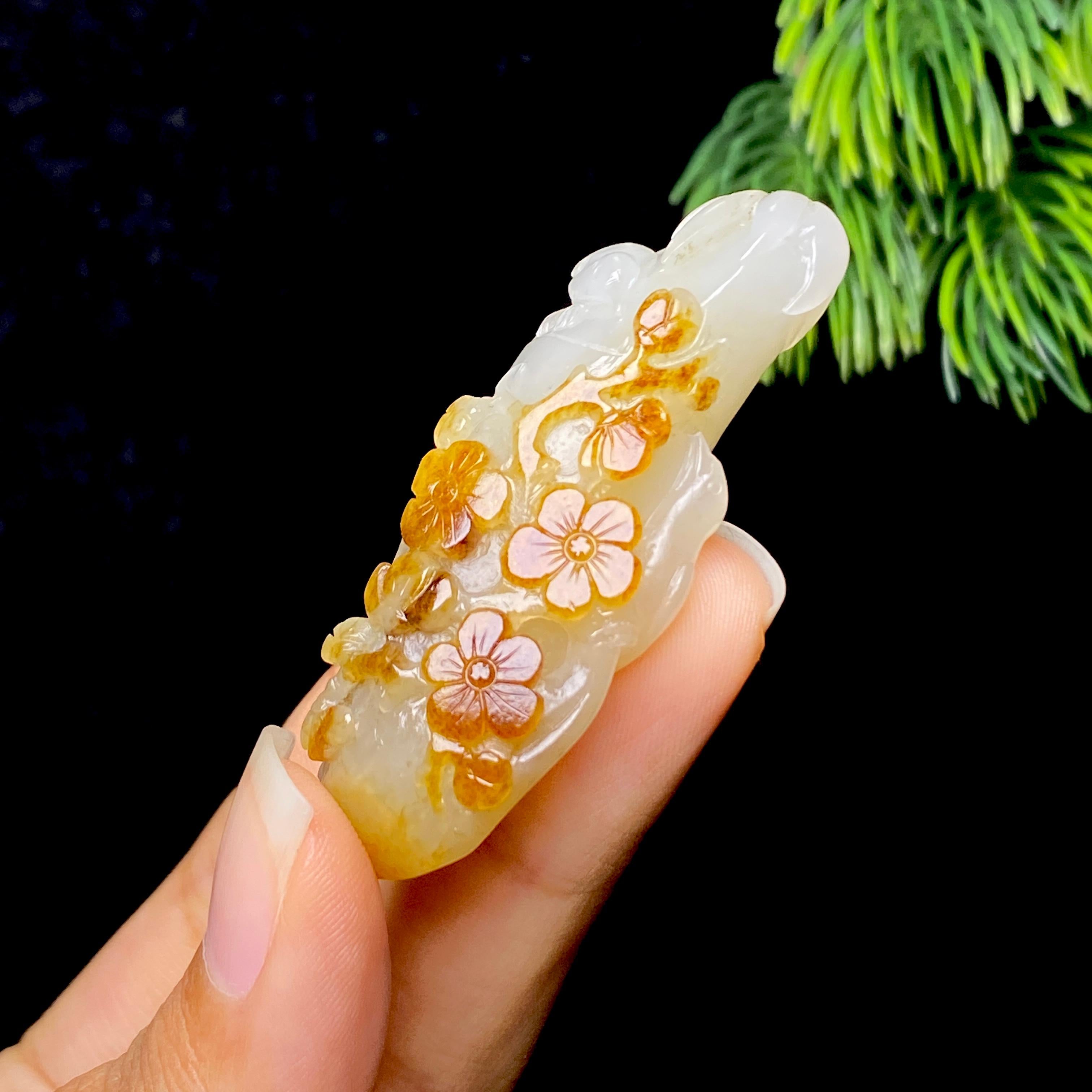 和田玉籽料喜上眉梢（30.7g）