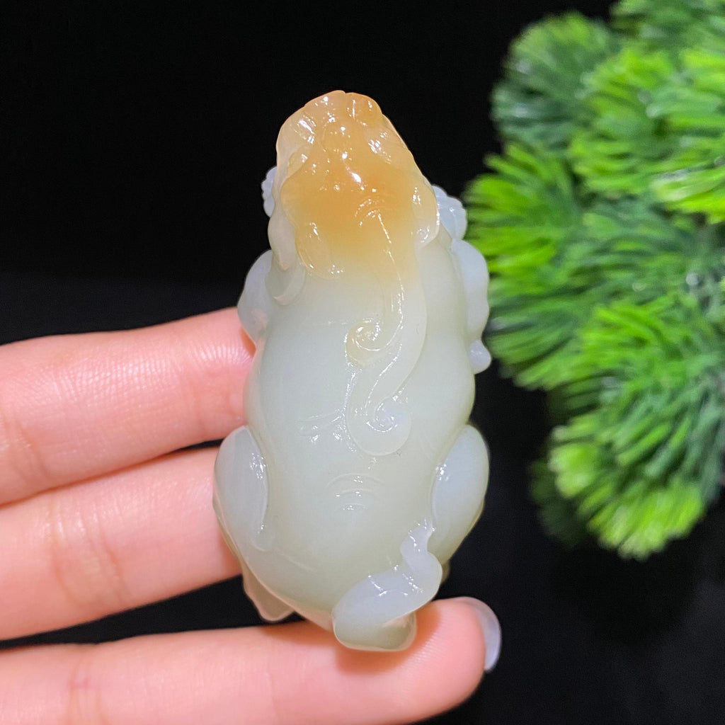 和田糖白玉貔貅挂件（61.1g）