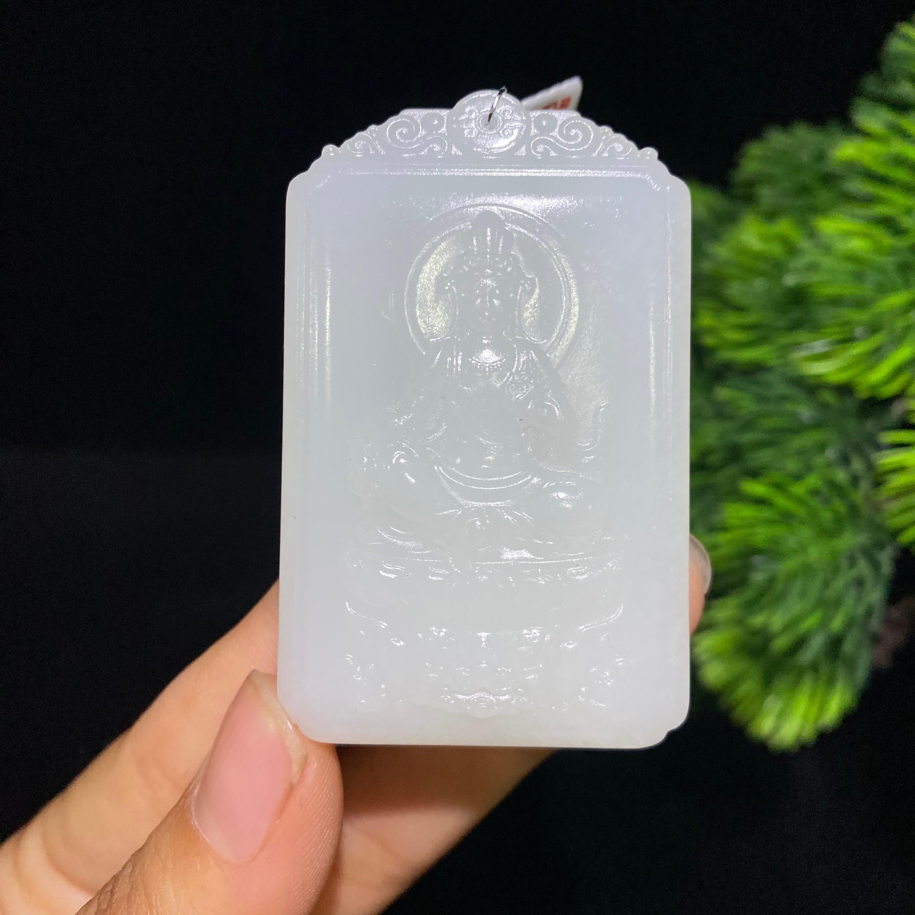 和田白玉观音挂件（53.1g）