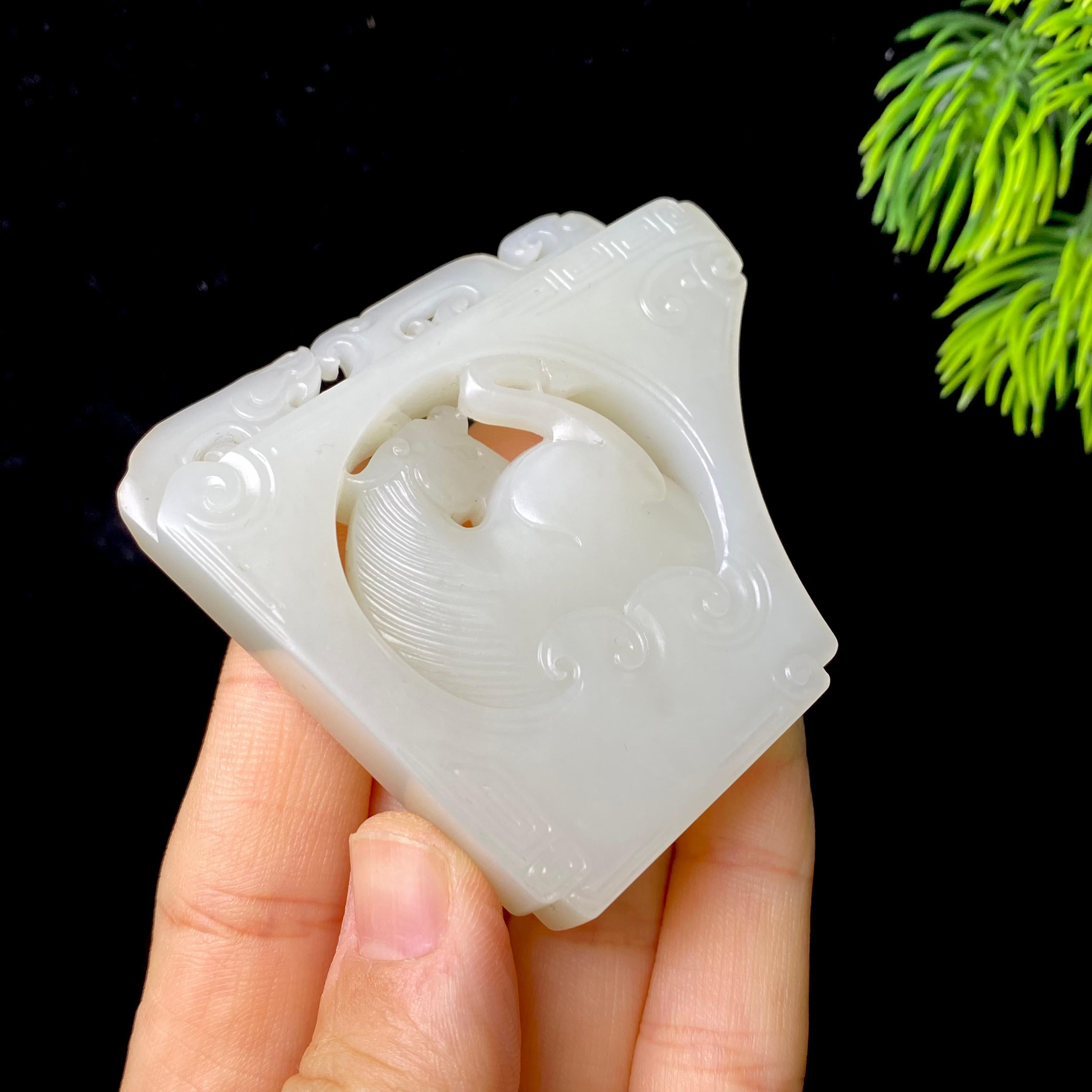 和田玉籽料马到成功（78.8g）