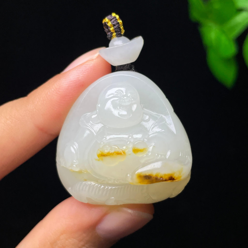 和田玉籽料佛公（33.7g）