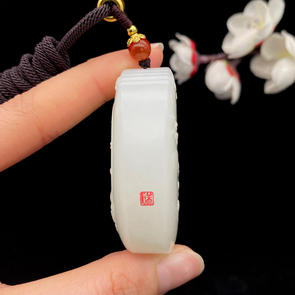 和田玉白玉【千手观音】（80g）