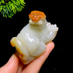 和田玉籽料貔貅把件（104.3g）