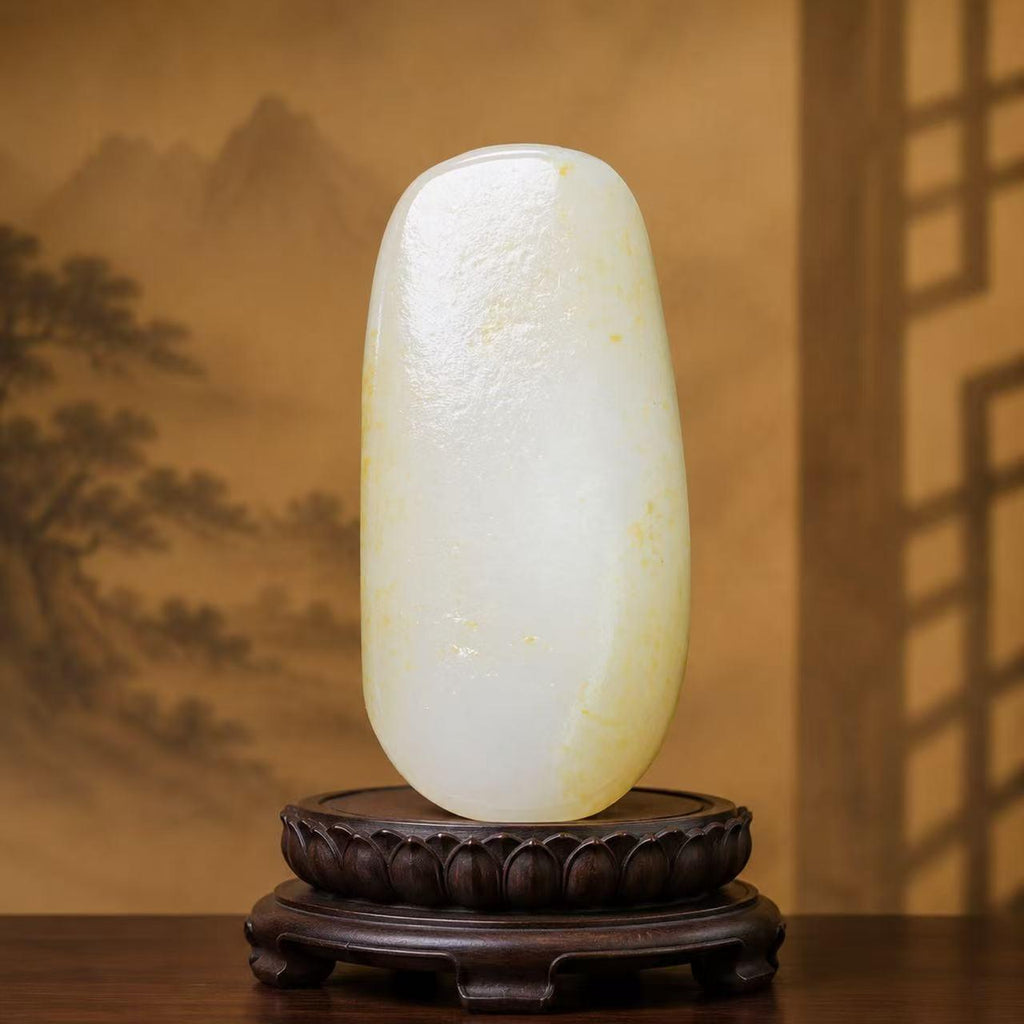 和田玉籽料无事牌（76.2g）