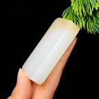 和田玉糖白无事牌（55.7g）