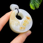 和田玉籽料望子成龙把件（118.2g）