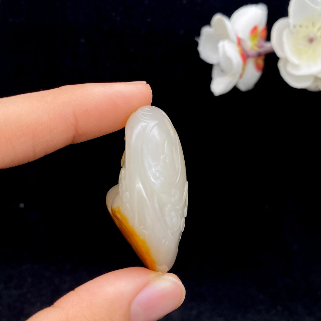 和田玉籽料【福猪】挂件（39.7g）