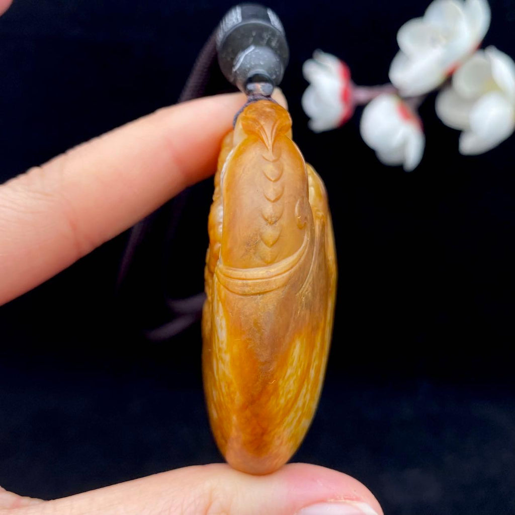 和田玉籽料【龙挂件】（84.9g）