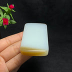 传承级和田糖白玉无事牌（62.8g）