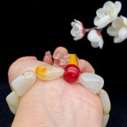 和田玉洒金皮【精品手串】（34.4g）