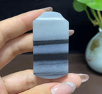 新疆和田玉意境青花腰缠万贯平安无事牌（39.0g）