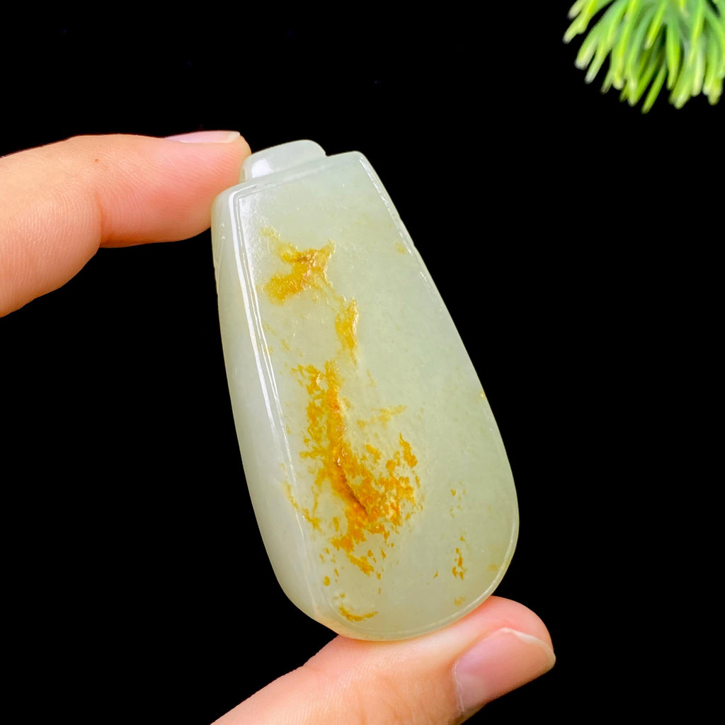 和田玉籽料无事牌（46.0g）