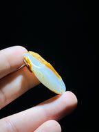 和田玉籽料锦鲤（16.8g）
