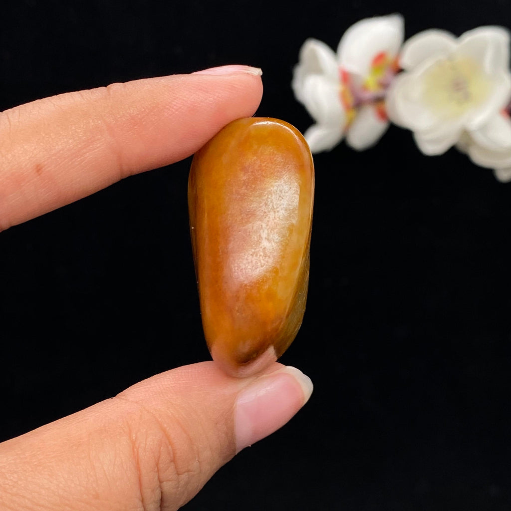 和田玉黄沁皮籽料挂件（36.3g）