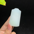 和田山料白玉带翠无事牌（32.5g）