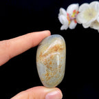 【超值推荐】和田玉秋梨皮青花底籽料大挂件（77.3g）
