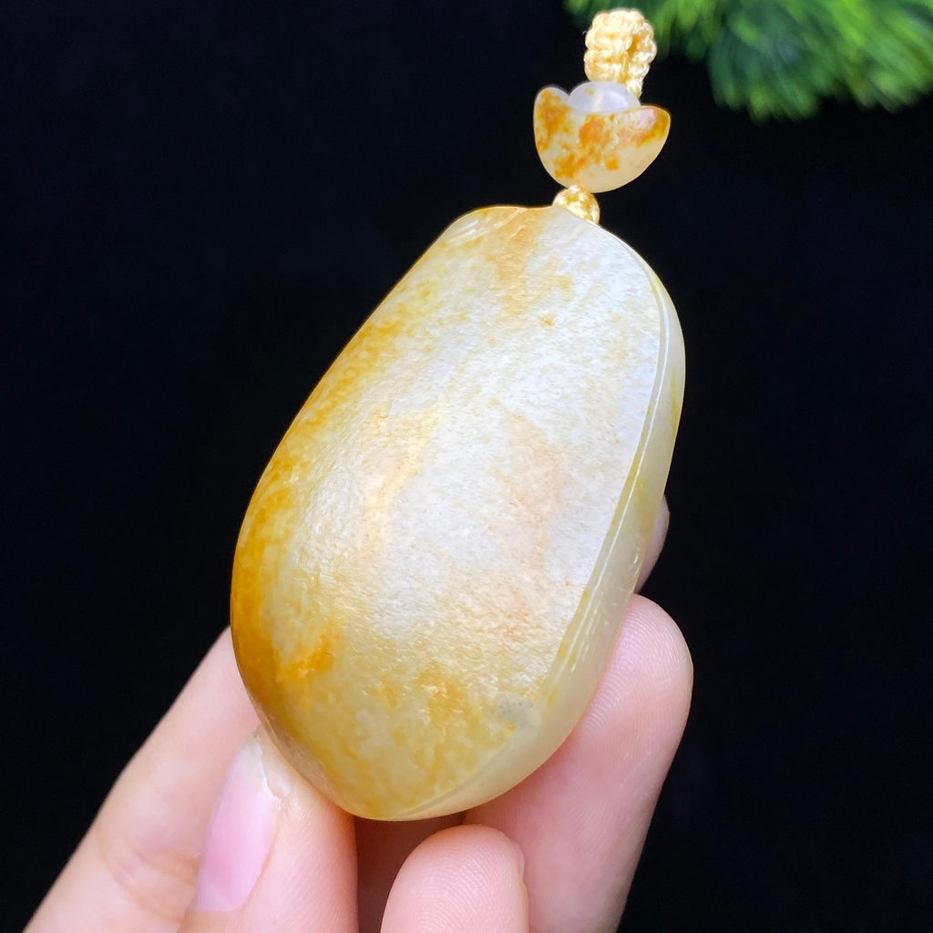 和田玉籽料无事牌（31.2g）