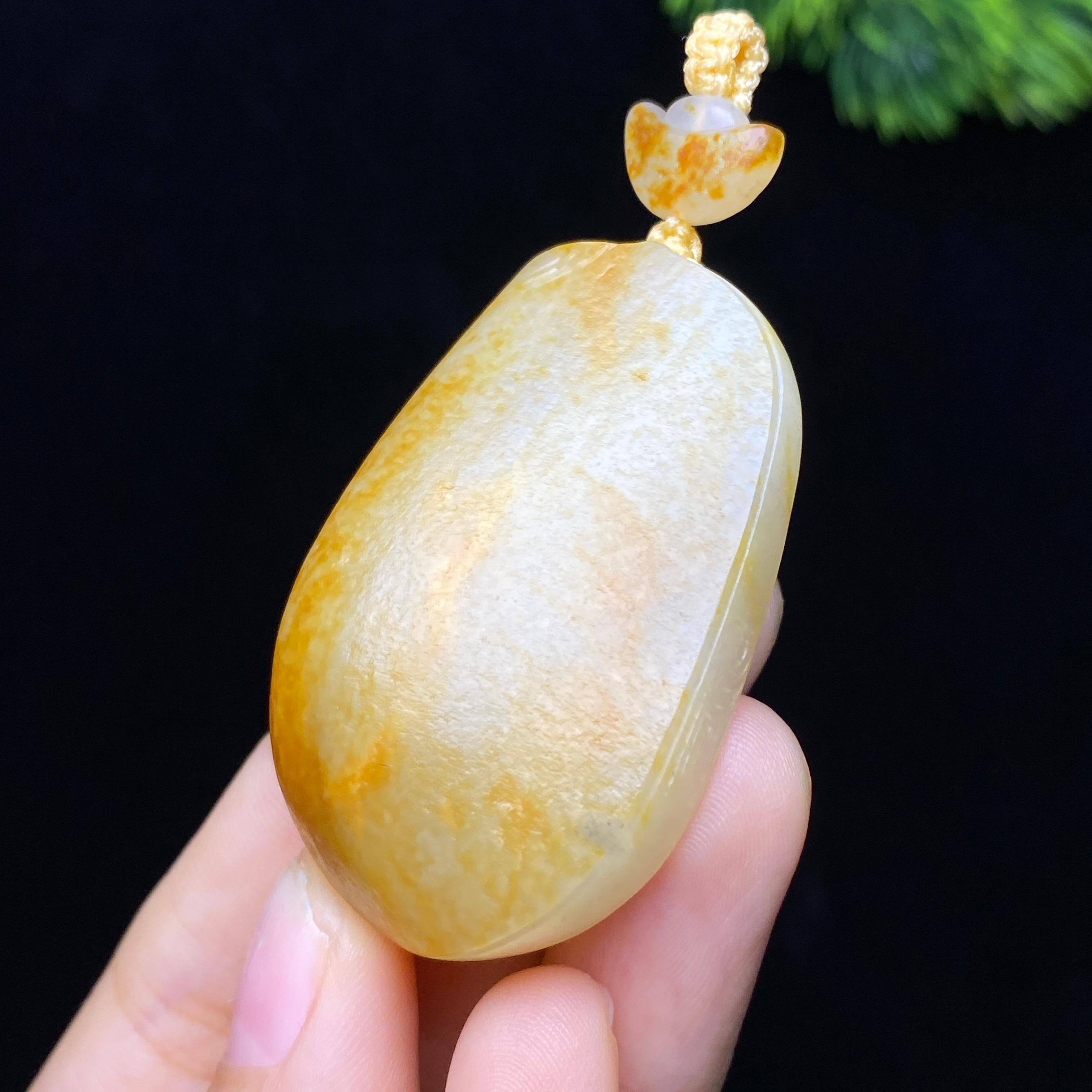 和田玉籽料无事牌（31.2g）