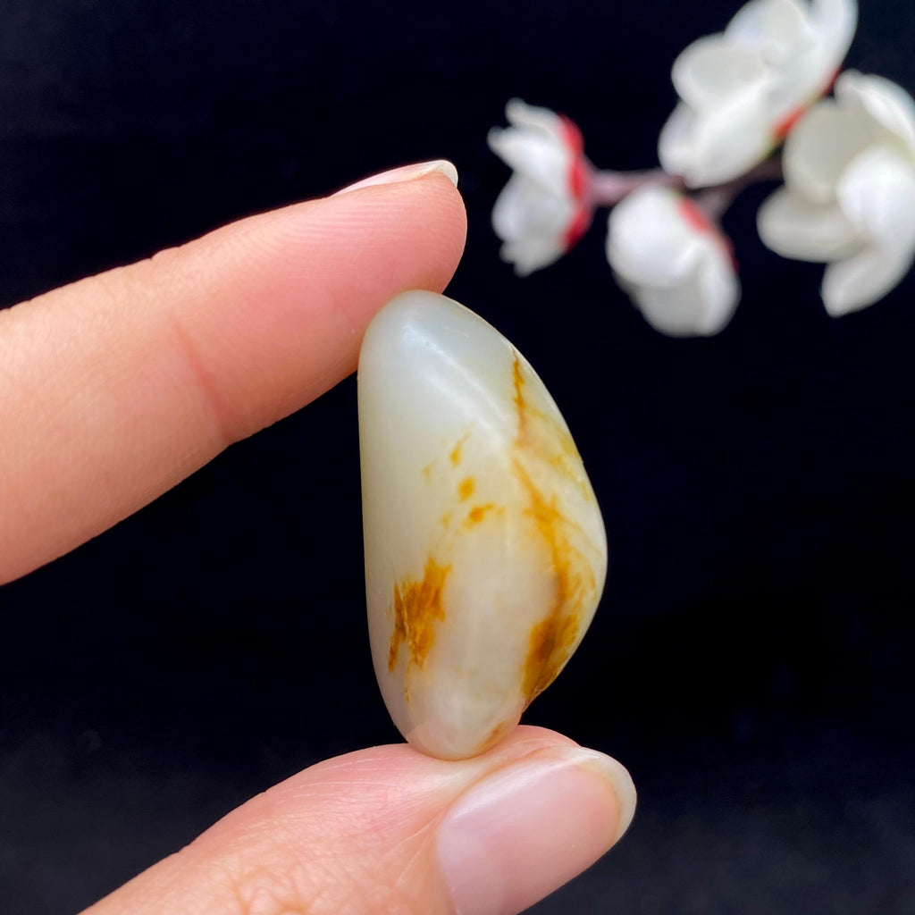 和田玉洒金皮籽料吊坠籽（15.2g）